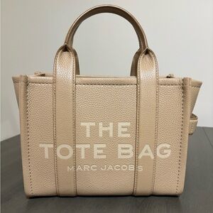 Marc Jacobs The Tote Bag- tan color and small size EUC